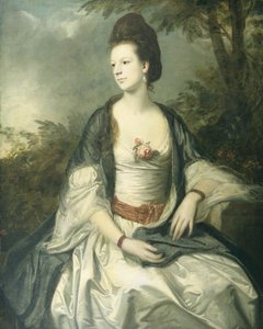 レディセシルライスの肖像 作： Joshua Reynolds